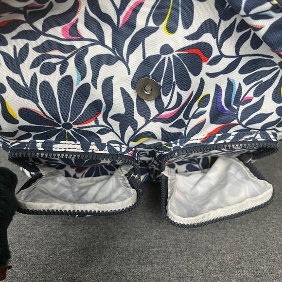 NWOT Kipling K10367 Fiona Travel MEdium Backpack Floral Flourish Multi Polyester - Picture 8 of 9